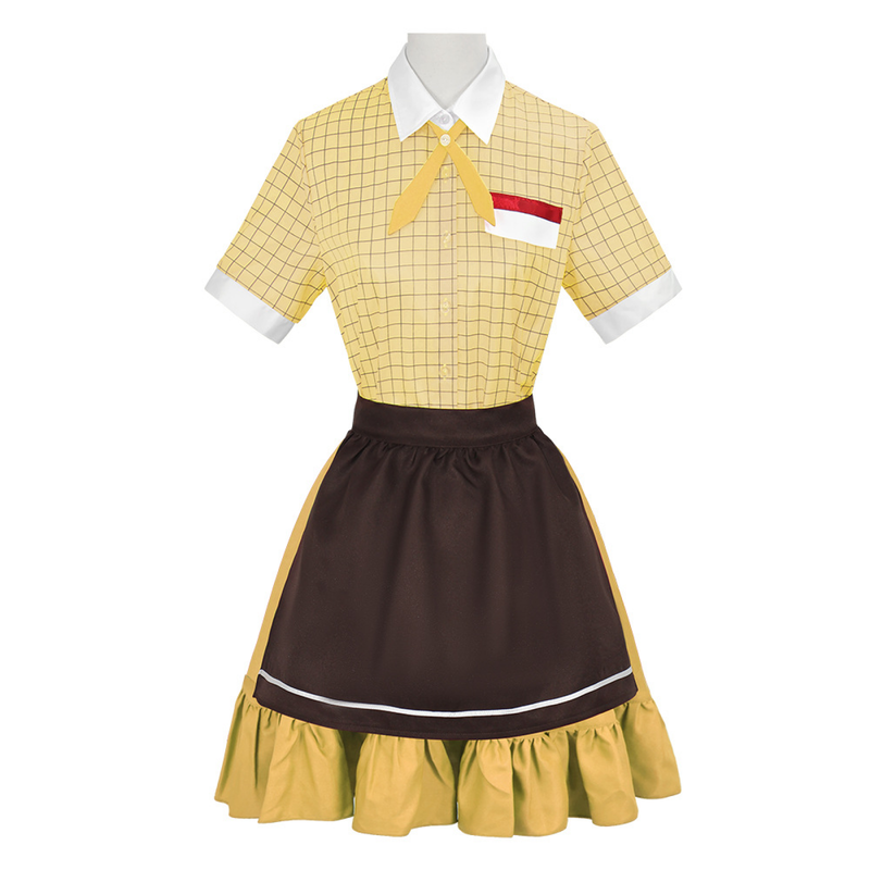 Puella Magi Madoka Magica Girl Cosplay Costume Maid Uniform