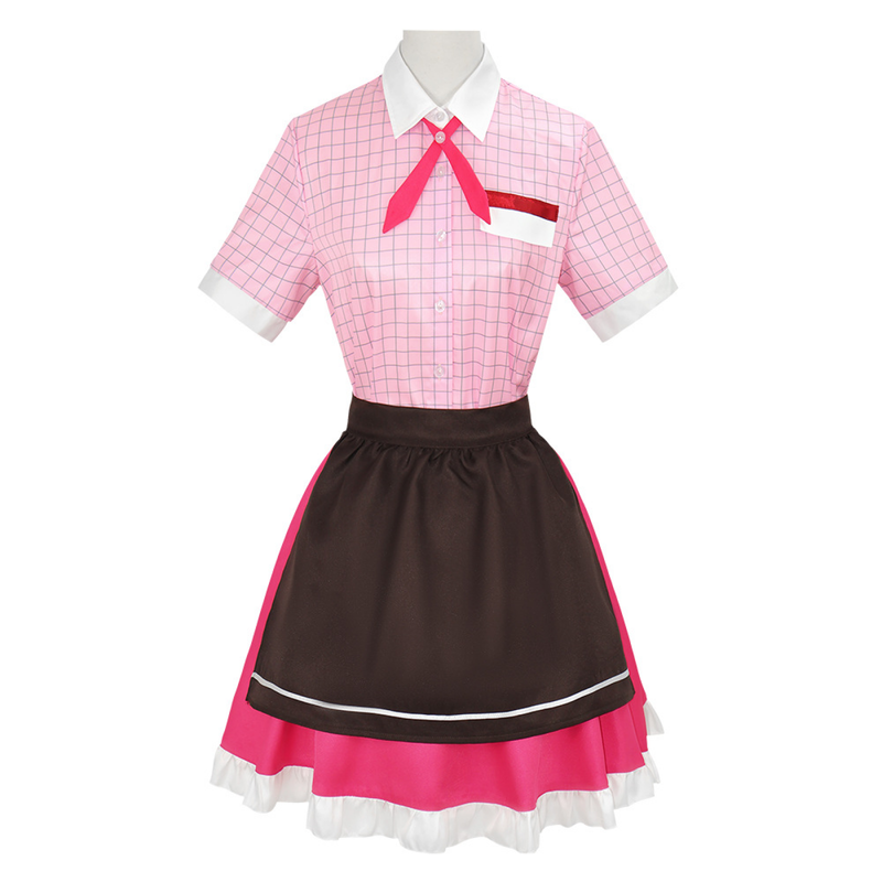 Puella Magi Madoka Magica Girl Cosplay Costume Maid Uniform