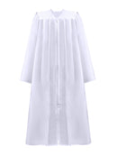 Pure White Priest Robe Priest Prayer Church Academic Cosplay Costume - AwwwCos