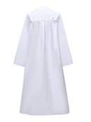 Pure White Priest Robe Priest Prayer Church Academic Cosplay Costume - AwwwCos