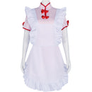 Ranma ½ Shampoo Cosplay Costume Women Pink Cheongsam Apron - AwwwCos