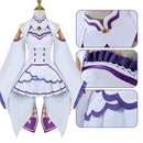 Re:Life In A Different World From Zero Emilia Cosplay Costume Wig - AwwwCos