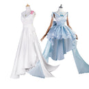 Re:Life In A Different World From Zero Emilia Ram Cosplay Costume Long Dress