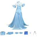 Re:Zero Starting Life in Another World Emilia Cosplay Costume Blue Party Dress