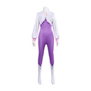 Re:Zero Starting Life in Another World Emilia Cosplay Costume Purple Jumpsuit