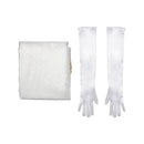 Regency Dress Women Empire Waist Brigerton Costume with Gloves - AwwwCos