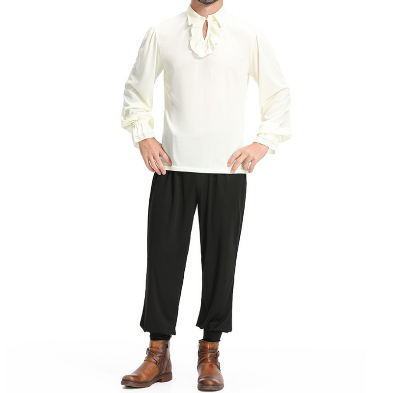 Renaissance Age Medieval Pirate Knight Bloodsucking Cosplay Costume - AwwwCos