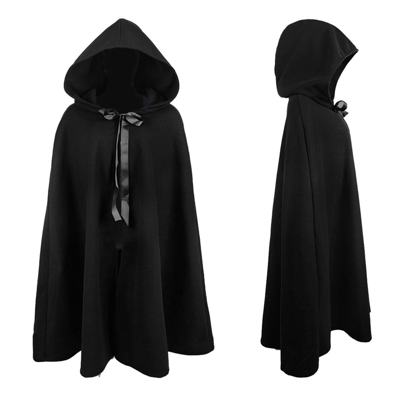Renaissance Cape With Ribbon Vintage Medieval Cloak with Hood - AwwwCos
