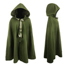Renaissance Cape With Ribbon Vintage Medieval Cloak with Hood - AwwwCos