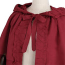 Renaissance Hooded Cape Medieval Hobbit Halloween Ruffles Cloak - AwwwCos