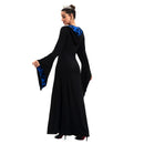 Renaissance Medieval Cosplay Costume Women Hooded Dress With Belt - AwwwCos