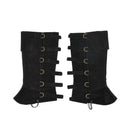 Renaissance Medieval Pirate Viking Cosplay Accessory Suede Leather Boots Covers - AwwwCos