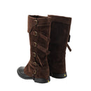 Renaissance Medieval Pirate Viking Cosplay Accessory Suede Leather Boots Covers - AwwwCos