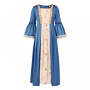 Renaissance Medieval Scarlet Darkness Girl Cosplay Fairy Floral Dress