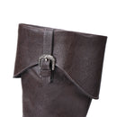 Renaissance Men High Knee PU Medieval Viking Pirate Cosplay Shoes - AwwwCos