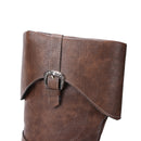 Renaissance Men High Knee PU Medieval Viking Pirate Cosplay Shoes - AwwwCos