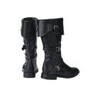 Renaissance Men High Knee PU Medieval Viking Pirate Cosplay Shoes - AwwwCos