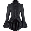 Renaissance Victorian Medieval Lolita Lotus Ruffle Elegant Dressy Women Top - AwwwCos