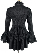 Renaissance Victorian Medieval Lolita Lotus Ruffle Elegant Dressy Women Top - AwwwCos