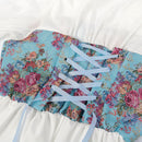 Renaissance Women Medieval Cosplay Fairy Floral Corset Dress ﻿ - AwwwCos