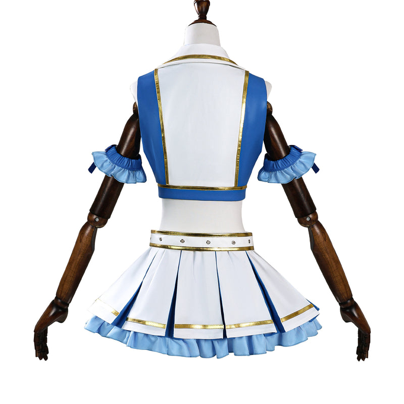 Re:zero Starting Life in Another World Rem Cosplay Costume Cheerleading Uniform - AwwwCos