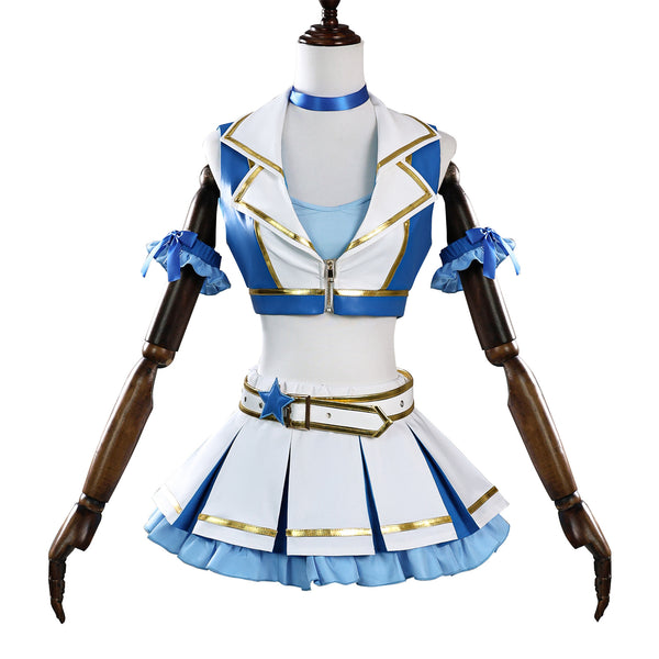 Re:zero Starting Life in Another World Rem Cosplay Costume Cheerleading Uniform - AwwwCos
