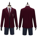Plus Size Roald Dahl Matilda the Musical Burgundy Cosplay Costume - AwwwCos