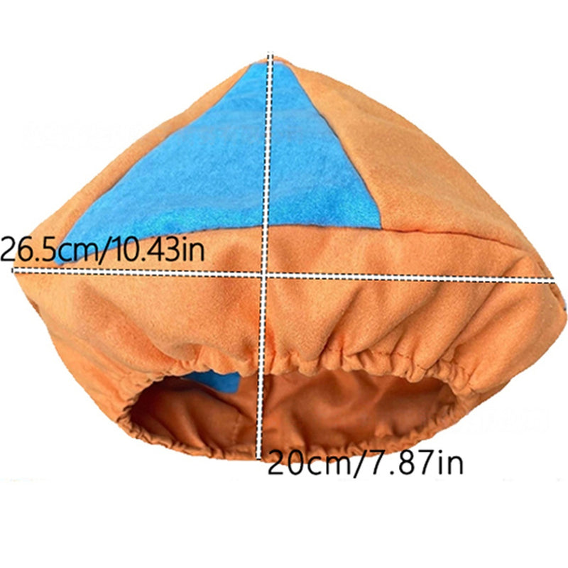 Roleplay Blue Orange Wedding Cospaly Accessories Hat Glasses Bow-tie - AwwwCos