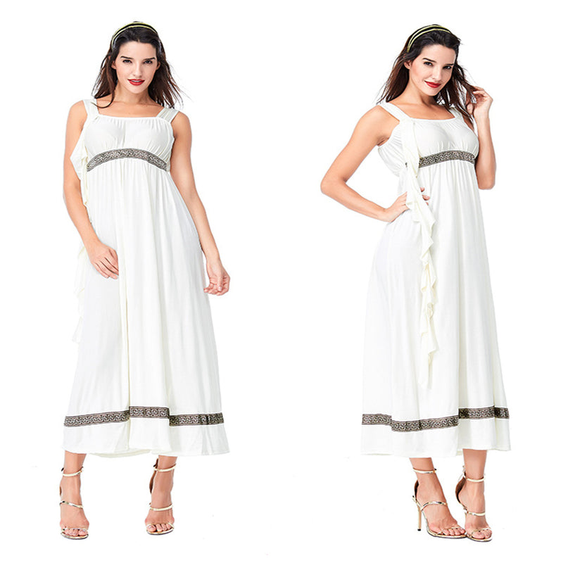 Roman Greek God Cosplay Costume Women Ancient Dress Men Robe - AwwwCos