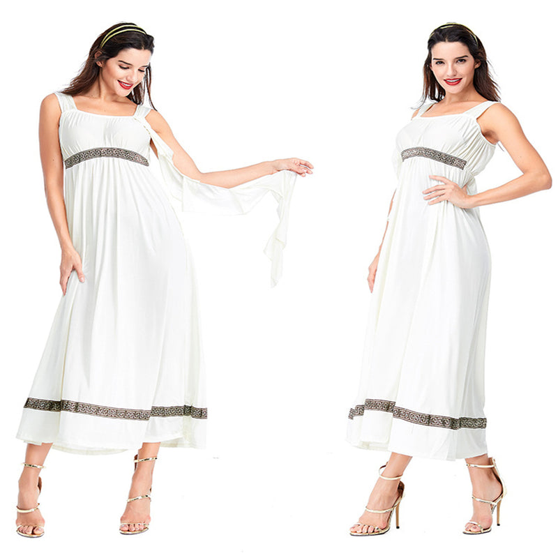 Roman Greek God Cosplay Costume Women Ancient Dress Men Robe - AwwwCos