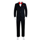 Saw Jigsaw Killer Cosplay Costume Black Suit Terrifying Mask