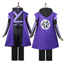 Scissor Seven Cosplay Costume Men Purple Hooded Kimono Wig - AwwwCos