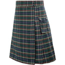 Scottish Men Traditional Highland Tartan Cosplay Utility Pleated Skirt - AwwwCos