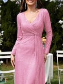 Sequin Formal Gown Sparkly Short Prom Cocktail Maxi Dress - AwwwCos