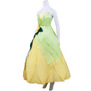Sexy Strapless Princess Tiana Cosplay Costume Ball Gown - AwwwCos