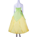 Sexy Strapless Princess Tiana Cosplay Costume Ball Gown - AwwwCos