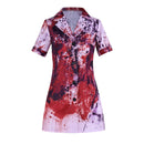 Silent Hill Dead by Daylight Nures Cosplay Costume Mask Hat Bloodstained Dress