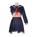 Silent Hill Shimizu Hinako Cosplay Costume Bloodstained Sailor Suit Shoes Wig