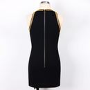 Sleeveless Slimming Sexy Black Luxury Beaded Fashion Golden Hip Dress - AwwwCos
