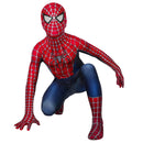 Spider-Man 2 Tobey Maguire Kid Cosplay Costume Jumpsuit Headgear - AwwwCos