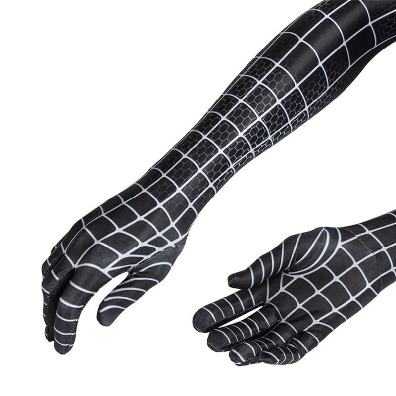 Spider-Man 3 Eddie Brock Venom Cosplay Costume Men Jumpsuit