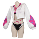 Spider Man Spider-Gwen Gwen Stacy Cosplay Costume Women Swimsuit Coat - AwwwCos
