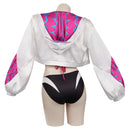 Spider Man Spider-Gwen Gwen Stacy Cosplay Costume Women Swimsuit Coat - AwwwCos