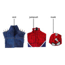Spider Man PS4 Spider-Punk Suit Cosplay Child Boy Costume
