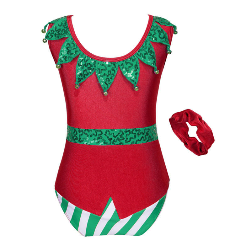 Spliced Sequin Collar Christmas Party Jumpsuit Performance Costume