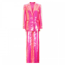Spring Autumn Sequin Two-Piece Flash Bling Bling Jacket Pants Fashion Suit - AwwwCos