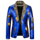 Stage Performance Nightclub Bar DJ Singer Host Two-Tone Sequin Jacket - AwwwCos