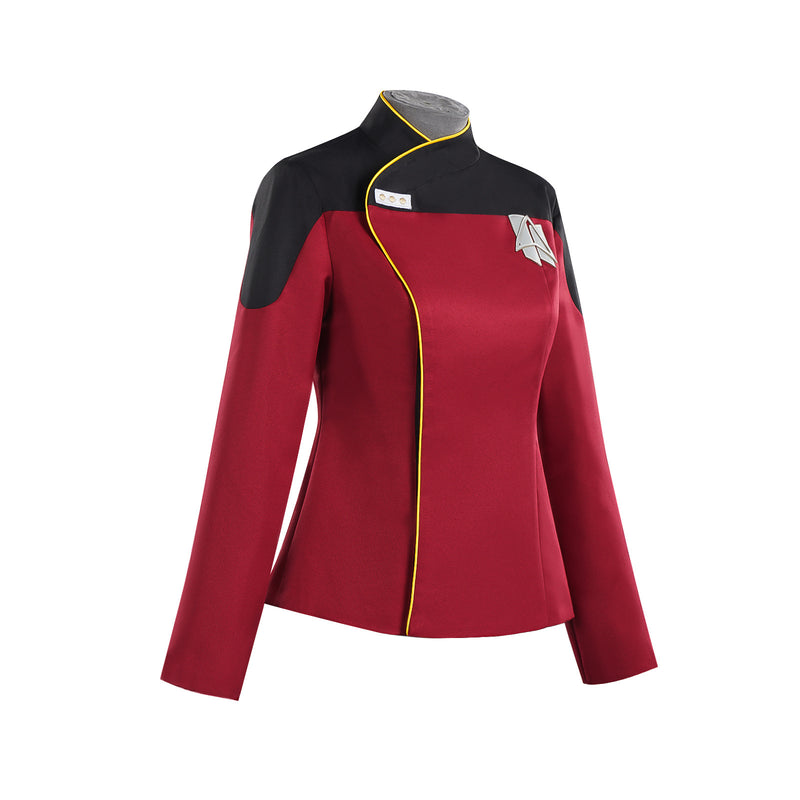 Star Trek Strange New Worlds Kristen Chapel Cosplay Costume Red Assault Suit Uniform Set