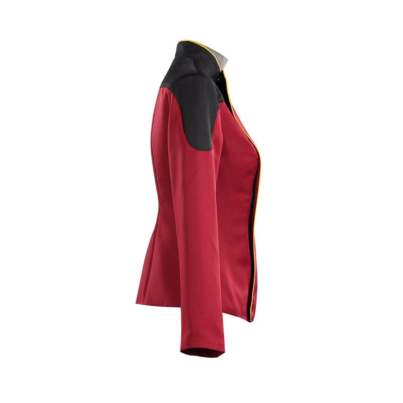 Star Trek Strange New Worlds Kristen Chapel Cosplay Costume Red Assault Suit Uniform Set