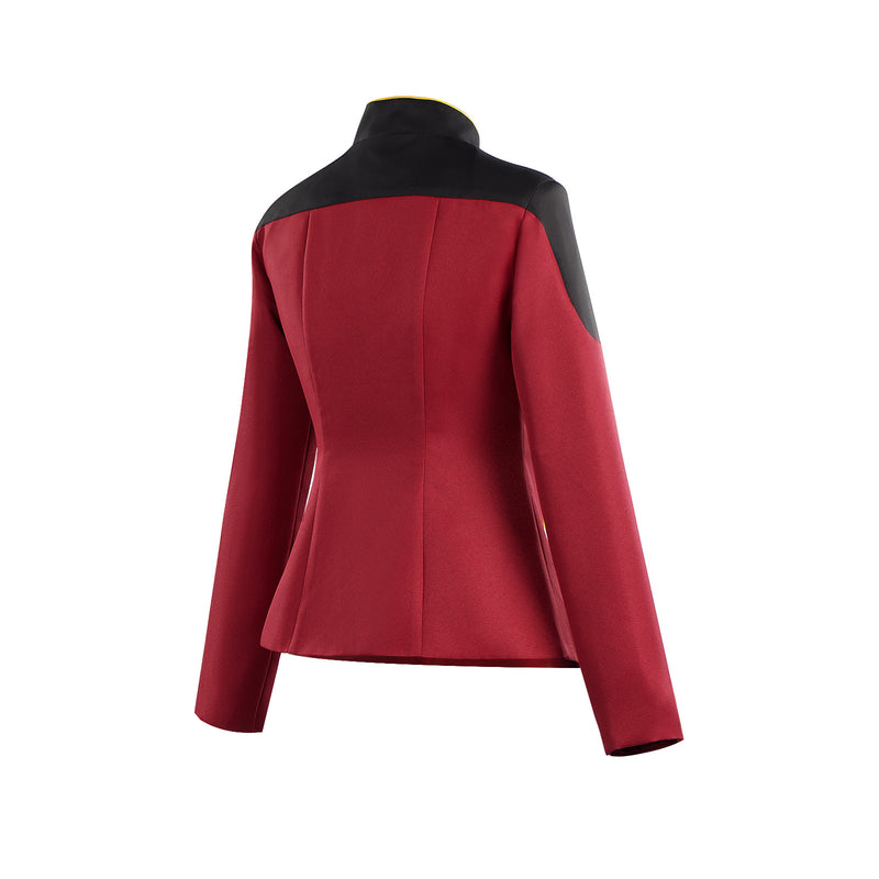 Star Trek Strange New Worlds Kristen Chapel Cosplay Costume Red Assault Suit Uniform Set